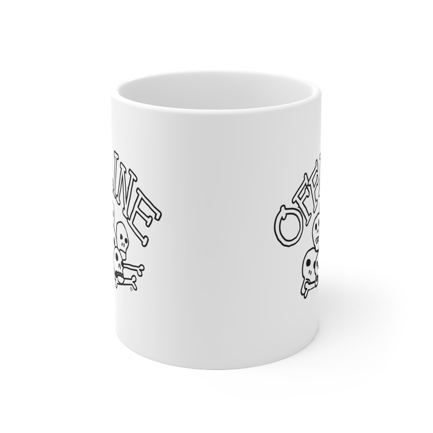 Offline Skull Pile - Ceramic Mug 11oz